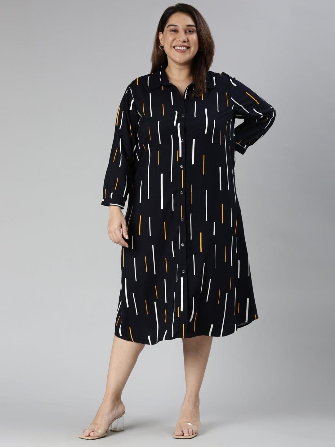 Casual Shirt dress for plus size