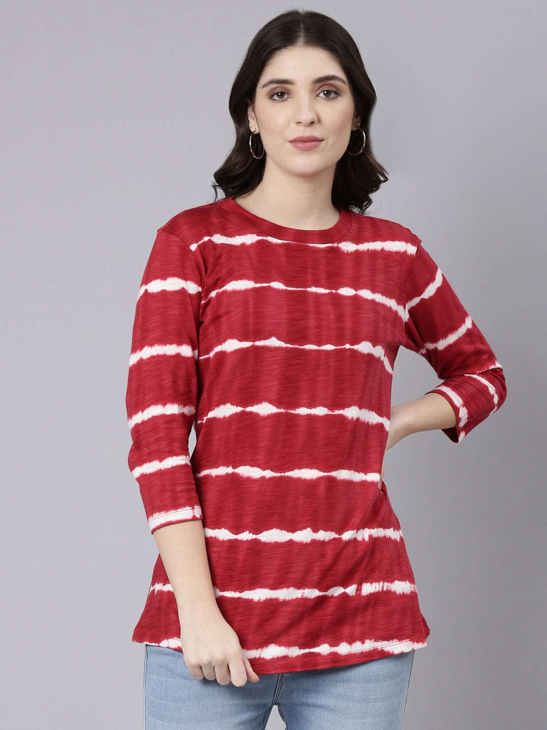 Buy TheShaili Casual Round Neck Top for Women's /girls on online in India