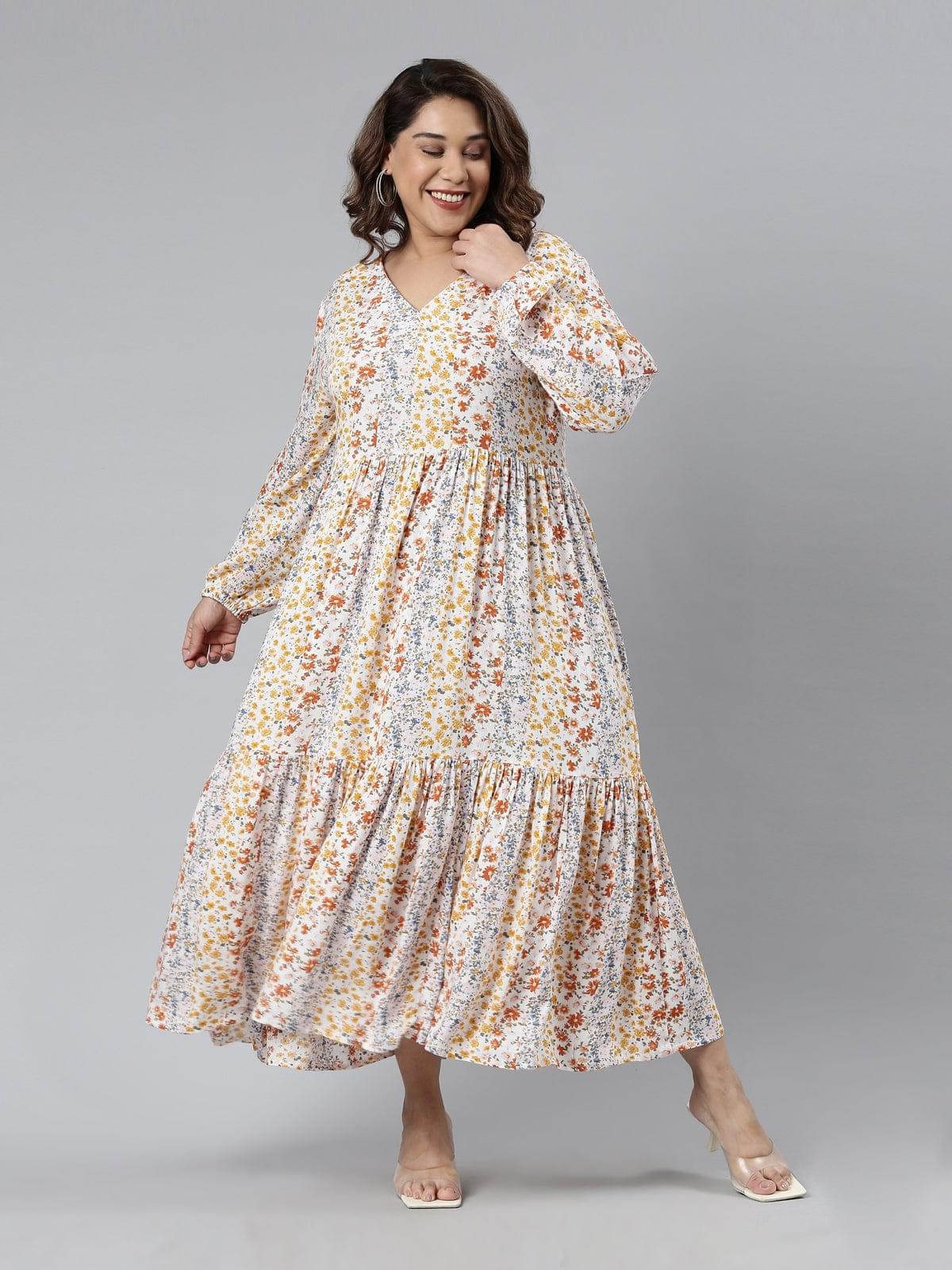 floral dress for stylish women's