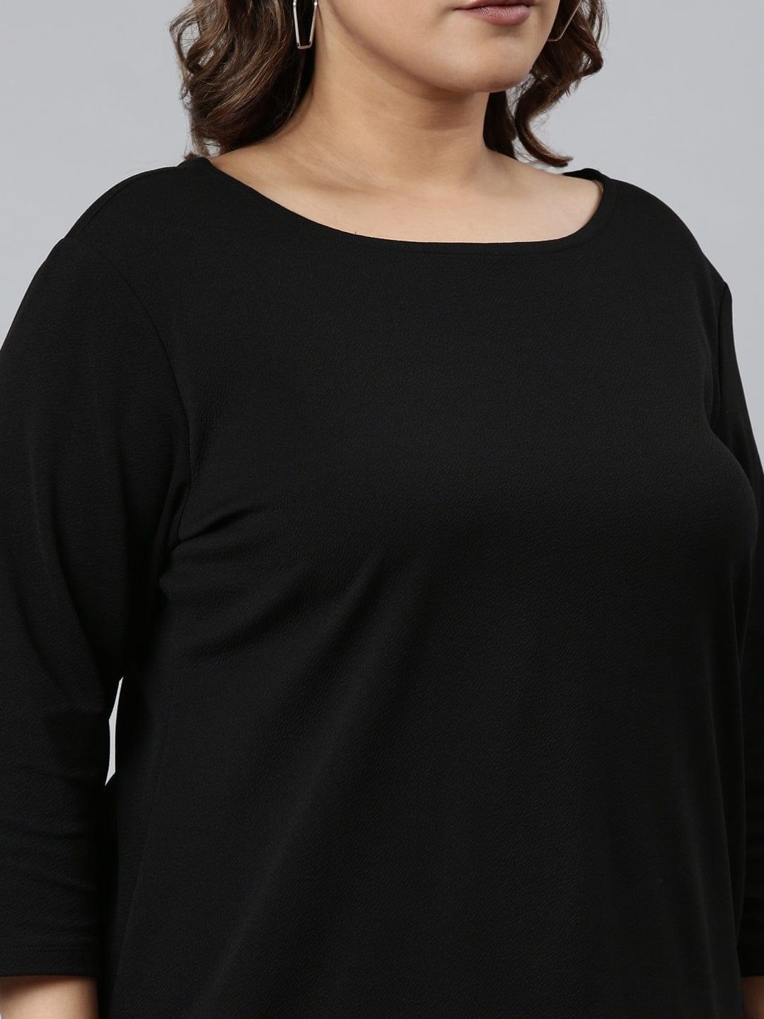 buy Black t-shirt of TheShaili comes with timeless black hue